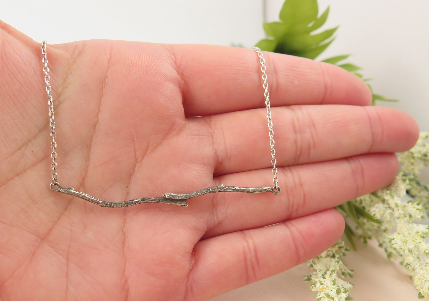 twig necklace, nature inspired jewelry, organic jewelry, textured jewellery