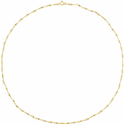 Twisted Herringbone Chain