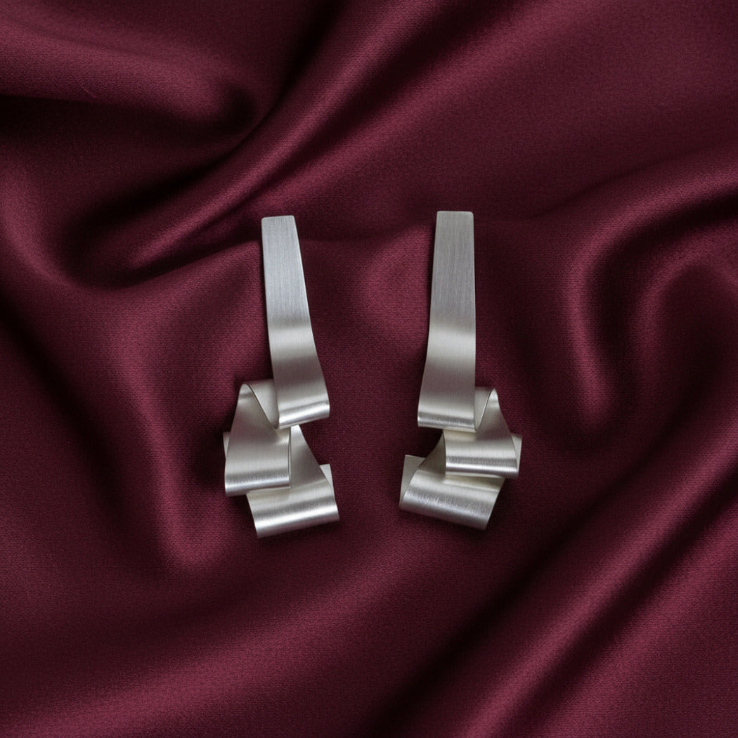Large Cascade Stud Earrings