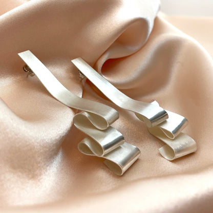 Large Cascade Stud Earrings