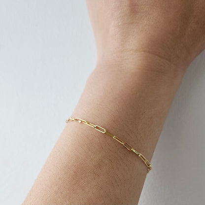 Gold Paperclip Chain