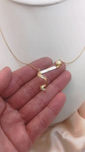 Load and play video in Gallery viewer, Yellow Gold Medium Whirl Necklace

