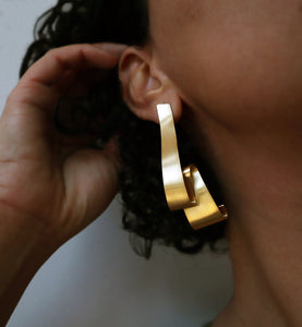 Gold-Filled Cascade Stud Earrings