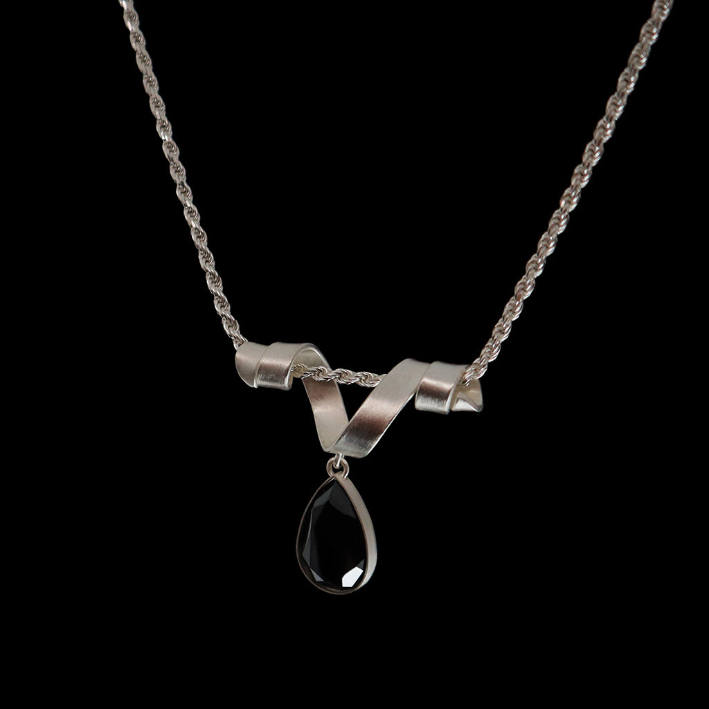 Whirl Pendant with Hematite