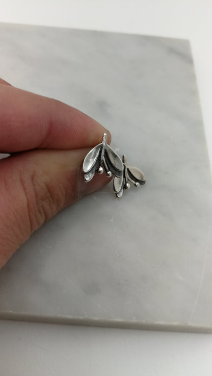 Mistletoe Stud Earrings