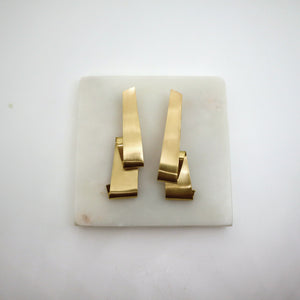 Gold-Filled Cascade Stud Earrings
