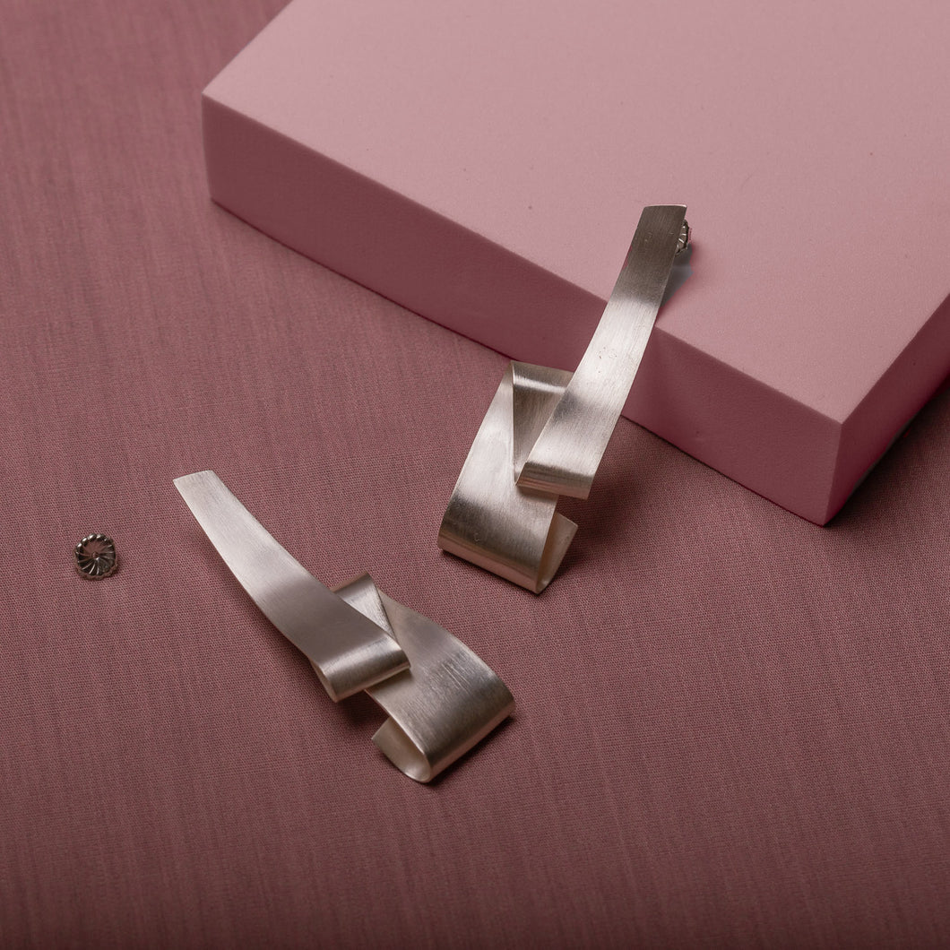Cascade Stud Earrings No. 04