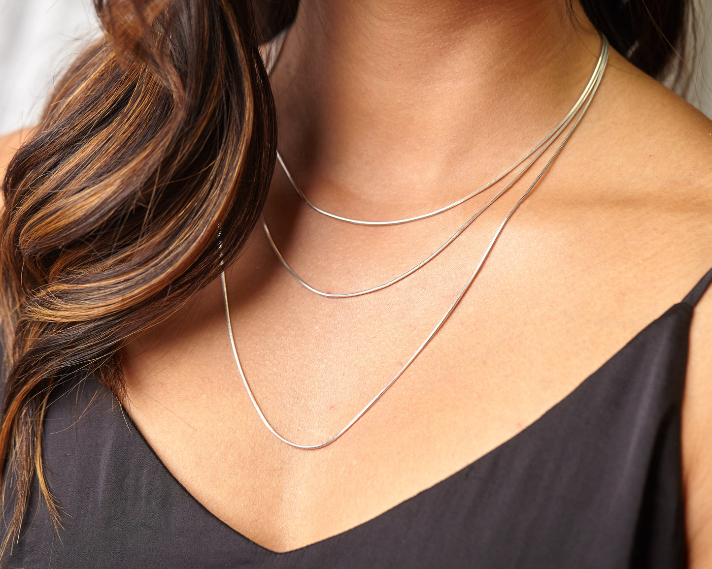 snake chain, elegant chain necklace, diamond cut snake chain, smooth chain, silver chain, sterling silver necklacr